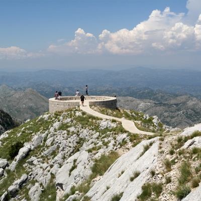 Niegosh Mausoleum - Lovćen National Park - from this place You can see all the Montenegro